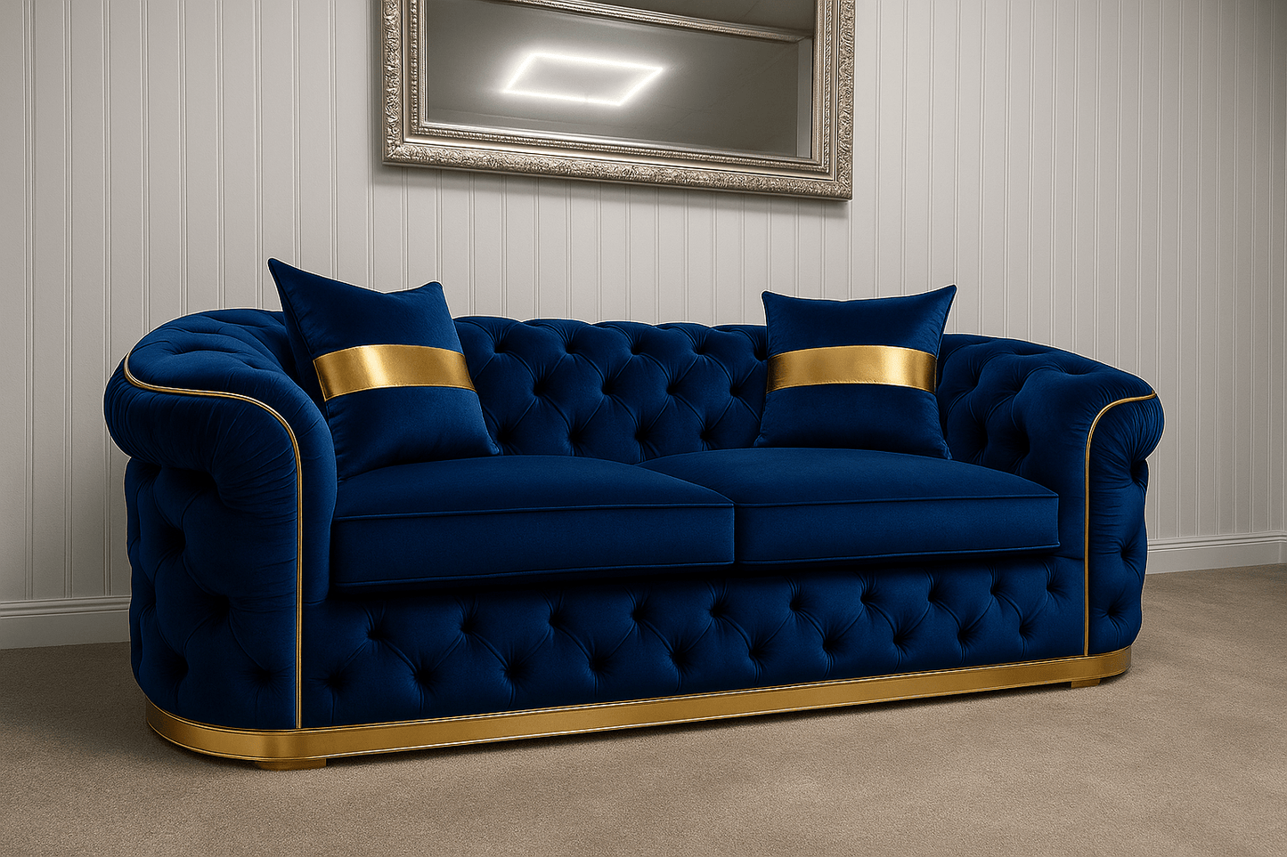 Chesterfield Custom Sofa Set – 2+3, 3+2+1, 3+3 & More