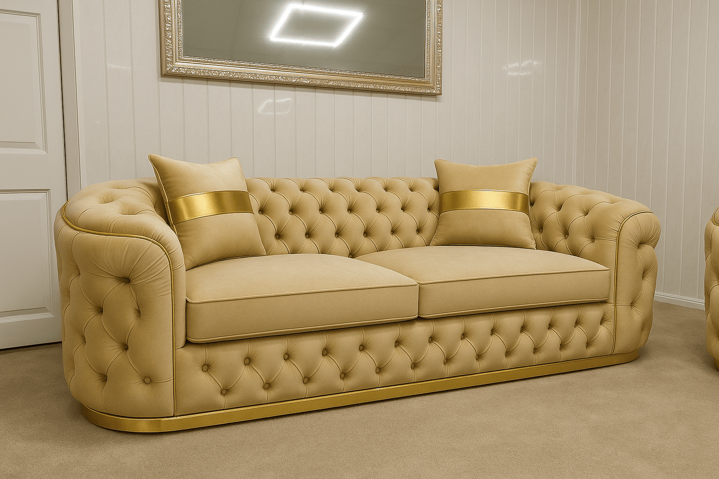 Chesterfield Custom Sofa Set – 2+3, 3+2+1, 3+3 & More